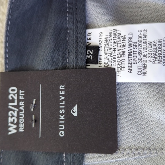 Quicksilver Amphibian Shorts Gray W32/L20 - Picture 4 of 5